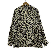 WACKO MARIA LEOPARD HAWAIIAN SHIRT L/S レオパードアロハシャツ M