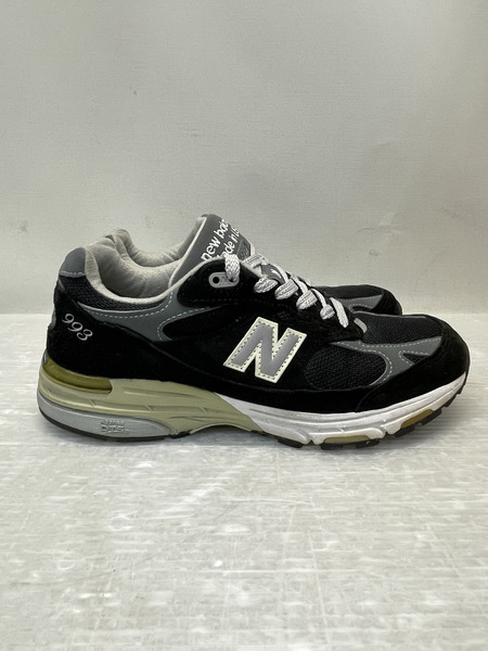 NEW BALANCE USA製 MR993BK 25.0cm 黒
