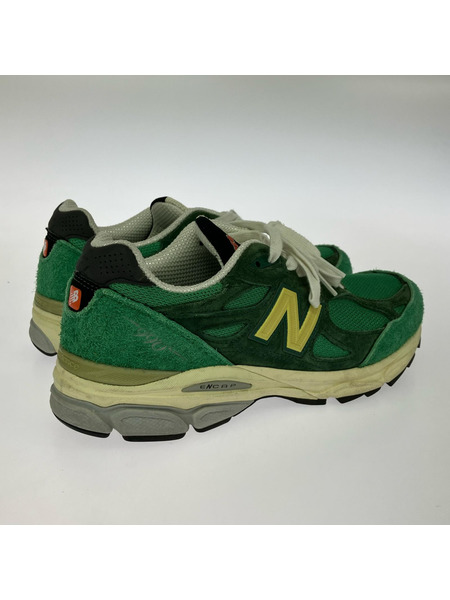 NEW BALANCE スニーカー Ｍ990GG3 スニーカー 緑 (26.5)