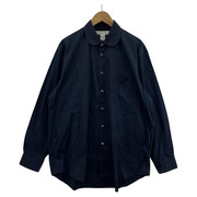 COMME des GARCONS SHIRT ラウンドカラーシャツ L ネイビー