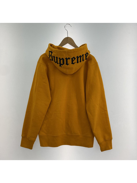 Supreme Old English Hood Logo Zip Up Hoodie M