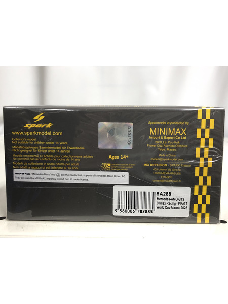 1/43スケールカー スパーク 1/43 Mercedes-AMG GT3 #2 2023