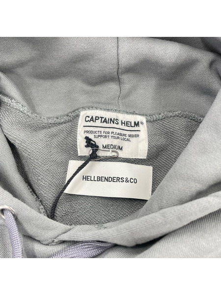 Captains Helm パーカー ×HELLBENDERS&CO グレー