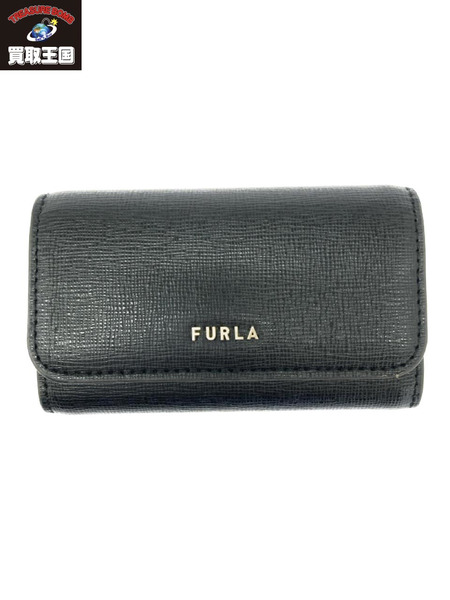 FURLA 4連キーケース BLK[値下]