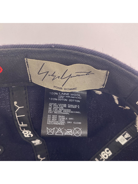 Yohji Yamamoto NEW ERA キャッップ 紺 57.7cm