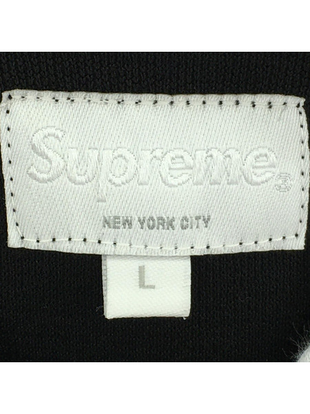 Supreme 2017AW HOODED HOCKEY JERSEY BLACK SIZE:L