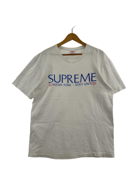 Supreme S/S Nuova York Tee 白 (M)