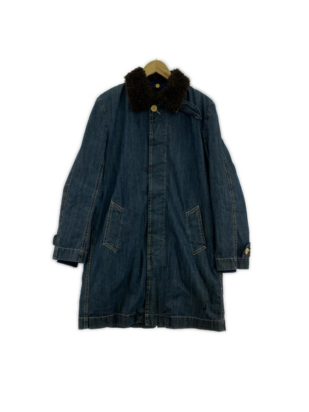 Sacai ジャケット ボアライナー デニムステンカラーコート size1