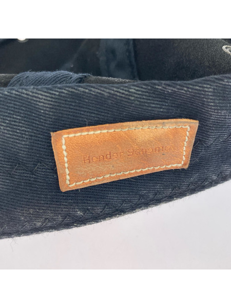 Hender Scheme WATERPROOF JET CAP レザーキャップ 黒