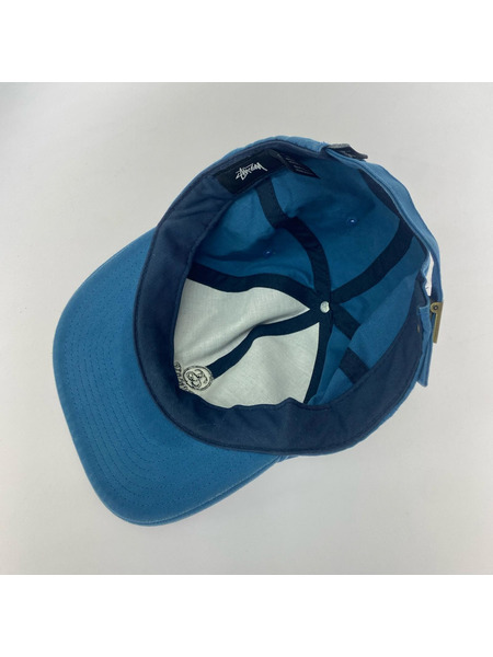 STUSSY キャップ BLU