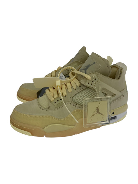 Off-White×NIKE/WMNS Air Jordan 4 SP Sail/CV9388-100