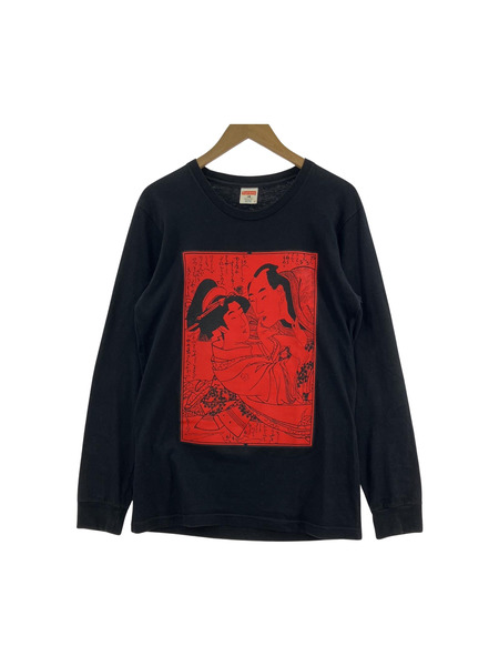 Supreme×SASQUATCHfabrix. 16SS Shunga L/S Tee 春画 S 黒