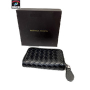 BOTTEGA VENETA イントレチャート コインカードケース ブラック