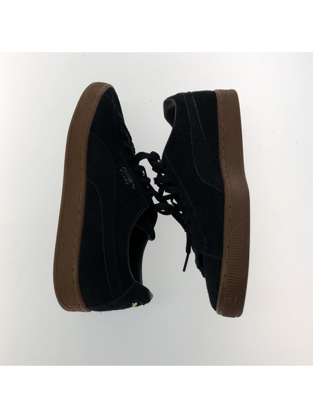 PUMA SUEDE GUM ローカットスニーカー BLK (26.5cm)