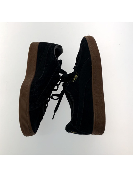 PUMA SUEDE GUM ローカットスニーカー BLK (26.5cm)