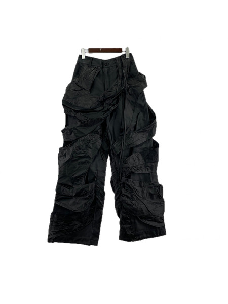 パンツ NUTEMPEROR PU LEATHER WIDE PANTS