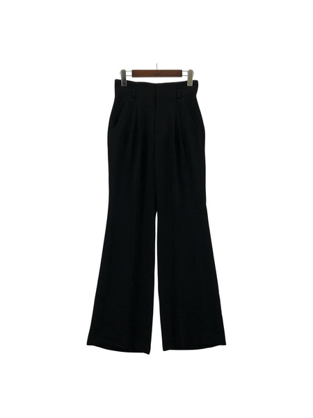 MameKurogouchi 21SS CLASSICS FLARED PANTS 1 ブラック