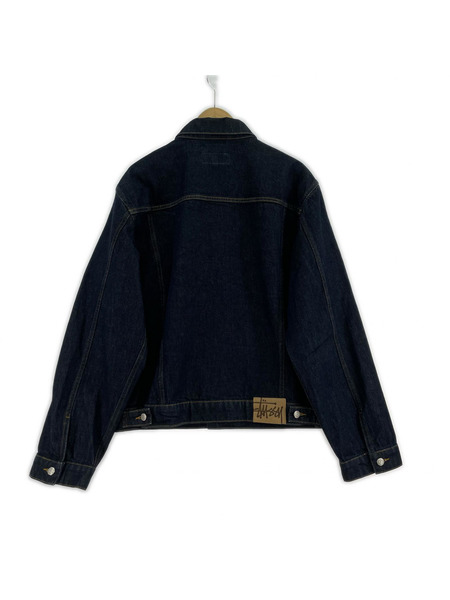 STUSSY TRUCKER JACKET DENIM L