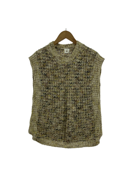 6 ROKU MIX KNIT VEST 8618-299-0038