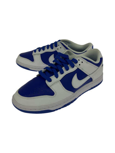 NIKE Dunk Low Retro Racer Blue and White (26.0)