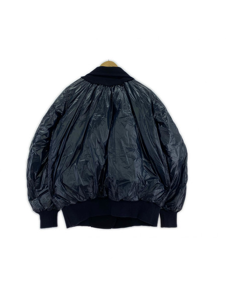 sacai luck ダウンジャケット メルトン切替ダウンジャケット NVY