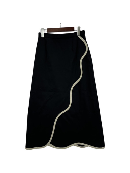 LE CIEL BLEU 21AW Organic Line Skirt BLK (38)