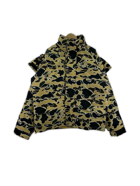 A BATHING APE ダウンジャケット サルカモ