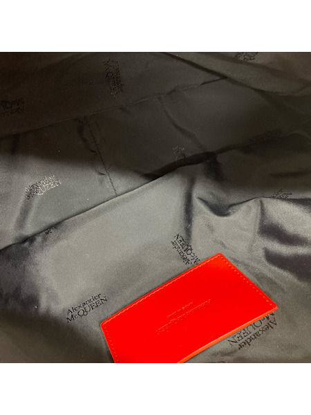 Alexander McQueen ショルダーバッグ クロコダイル ショルダーバッグ ブラック