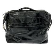 Alexander McQueen ショルダーバッグ クロコダイル ショルダーバッグ ブラック