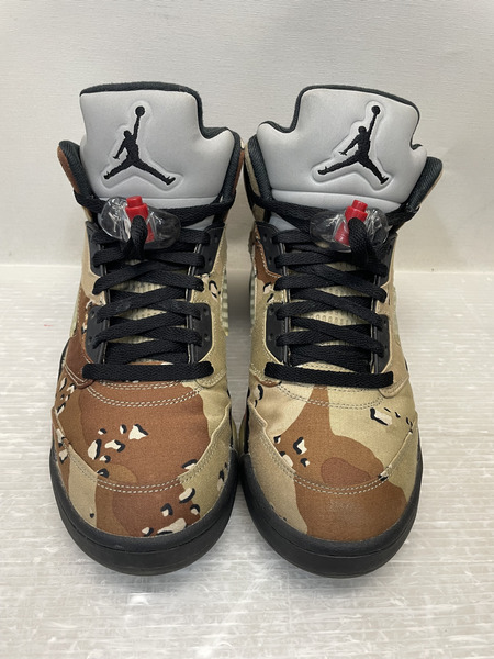 NIKE×Supreme Air Jordan 5 Retro Desert Camo 27.5cm 824371-201