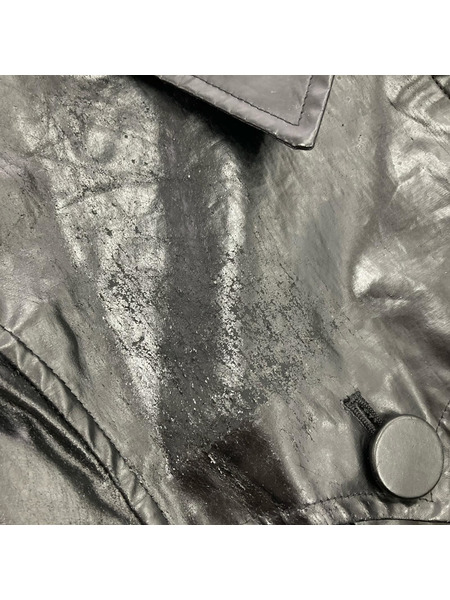 JEAN-PAUL GAULTIER CLASSIQUE 90s~ コーティング加工 ロングコート 40 黒