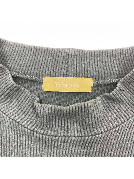 Y's 長袖Tシャツ・カットソー 97SS モックネックワッフルLSTEE