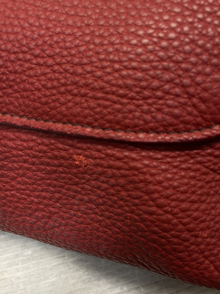 miumiu マドラス シュリンクレザートートバッグ レッド