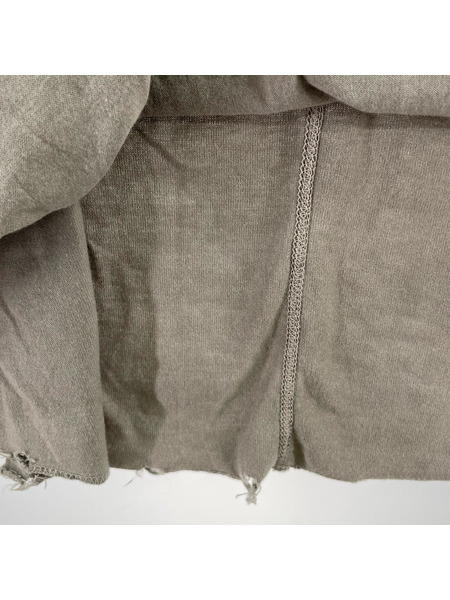 ANCELLM UNEVENNESS TANK TOP ノースリーブ タンクトップ 1 グレージュ