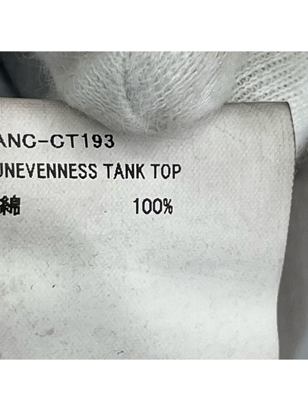 ANCELLM UNEVENNESS TANK TOP ノースリーブ タンクトップ 1 グレージュ