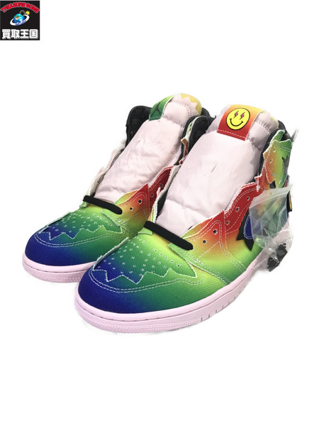 J Balvin×Nike/AIR Jordan 1 High OG/Rainbow/DC3481-900/28cm/ナイキ/スニーカー