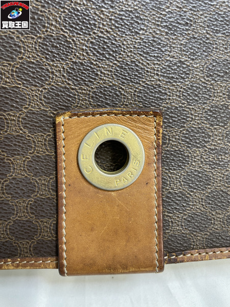 CELINE マカダム柄 ショルダーバッグ