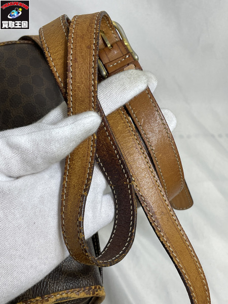 CELINE マカダム柄 ショルダーバッグ