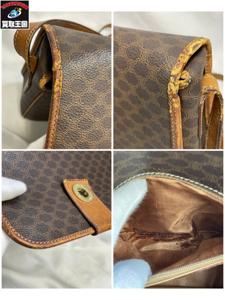 CELINE マカダム柄 ショルダーバッグ