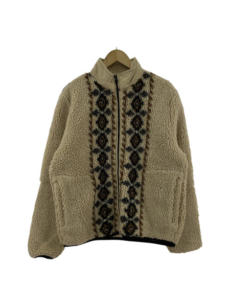 STUSSY Lima Jacquard Sherpa Jacket フリースジャケット118401 (S)[値下]