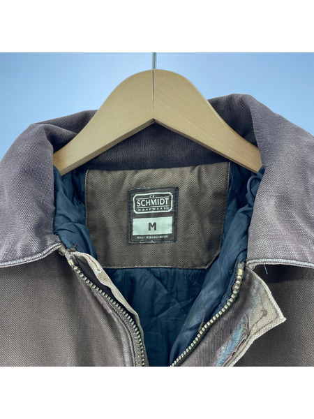 OLD・VINTAGE ジャケット SCHMIDT OLD ダック地 ワークジャケット M BRN