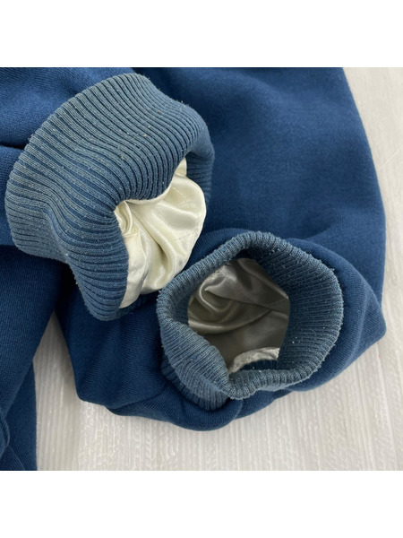 adidas ジャケット フロントロゴ刺繍 ネイビー[値下]