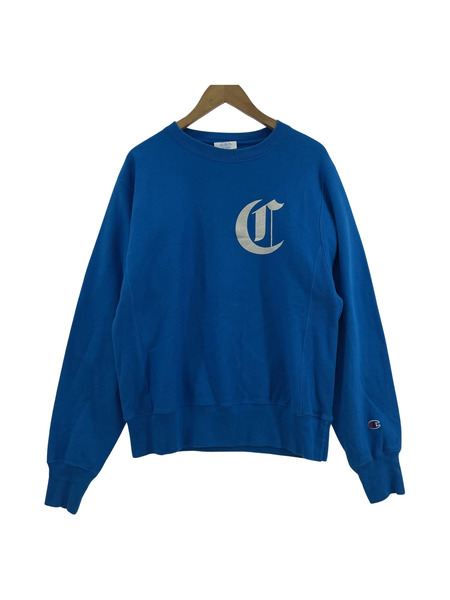 Champion RW ワッペンスウェット S 青