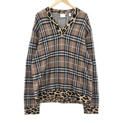 BURBERRY ニットカーディガン レオパード 4559477