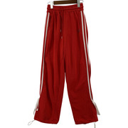 ACLENT Double line ribbon sweat pants レッド