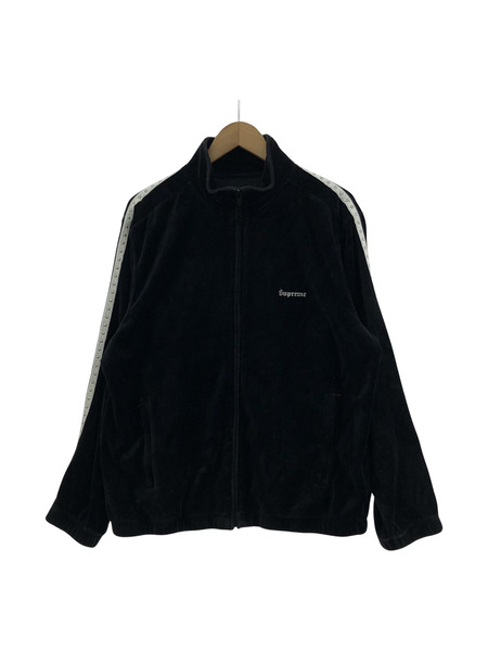 Supreme velour track jacket (M) ブラック