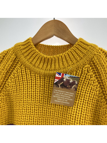 KIDILL Border Pullover Knit Insist on British Wool ニット F