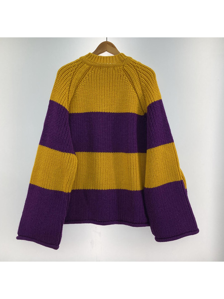 KIDILL Border Pullover Knit Insist on British Wool ニット F