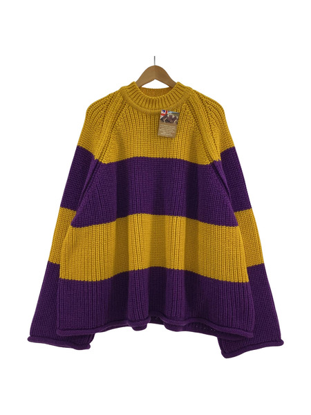 KIDILL Border Pullover Knit Insist on British Wool ニット F