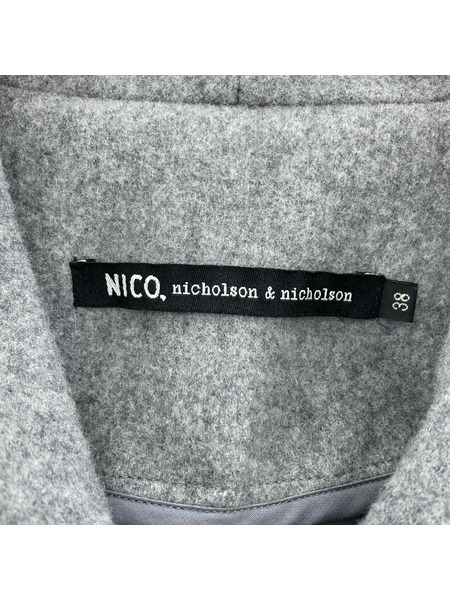 ジャケット nicholson&nicholson  ウールコート(38)